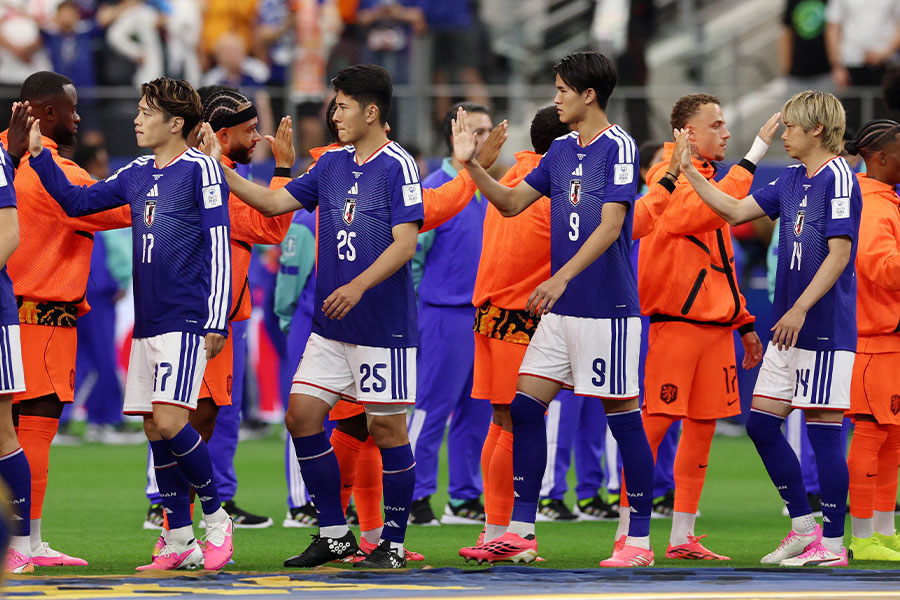 日本とオランダが対戦【写真：ロイター】