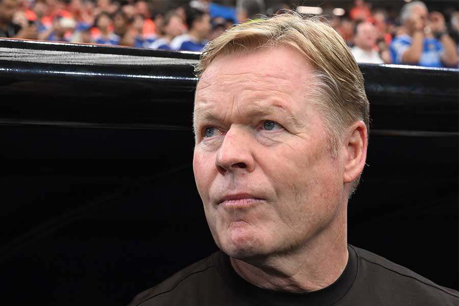 オランダ代表のロナルド・クーマン監督【写真：徳原隆元】