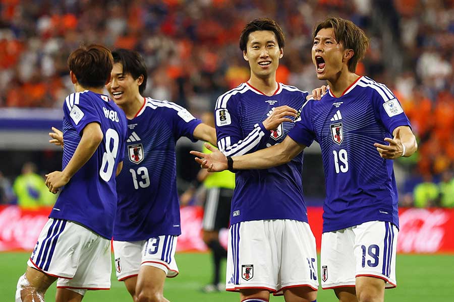 日本代表はオランダ代表と対戦し、2-2で引き分けた【写真:ロイター】