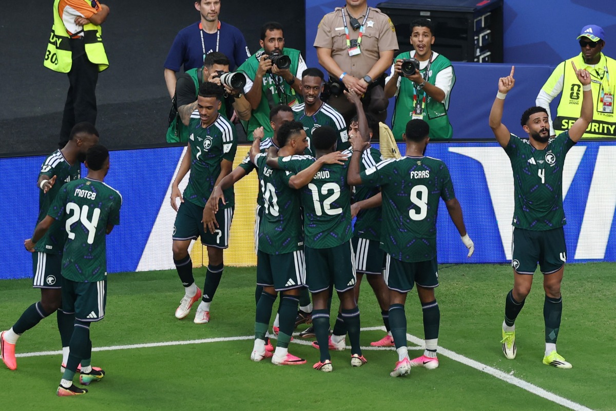 サウジアラビア代表が先制【写真:ロイター】