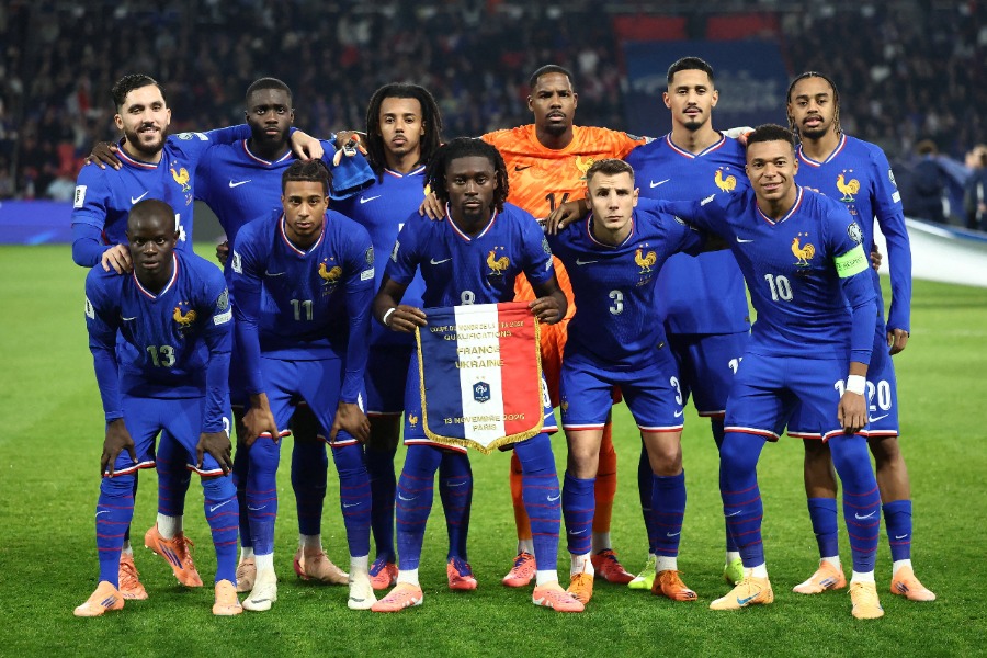 北中米W杯に臨むフランス代表【写真:ロイター】