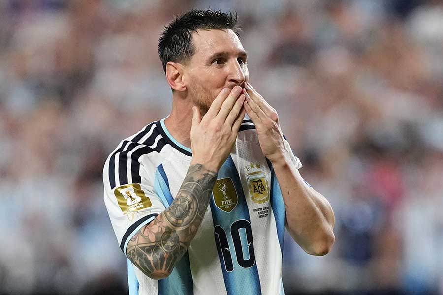 アルゼンチン代表のリオネル・メッシ【写真:ロイター】