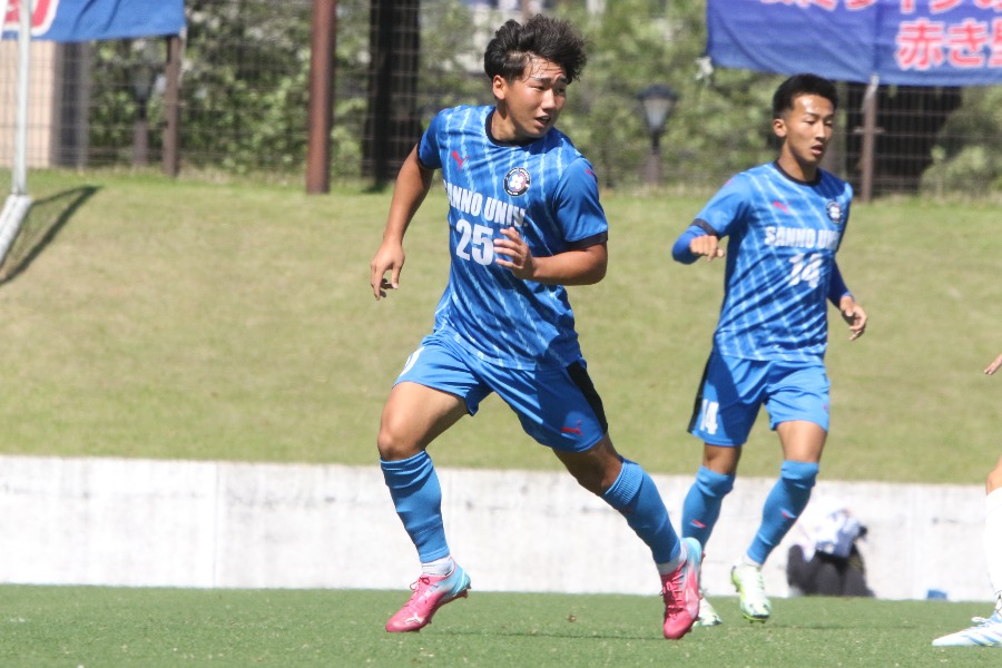 産業能率大1年の山下虎太郎【写真：安藤隆人】