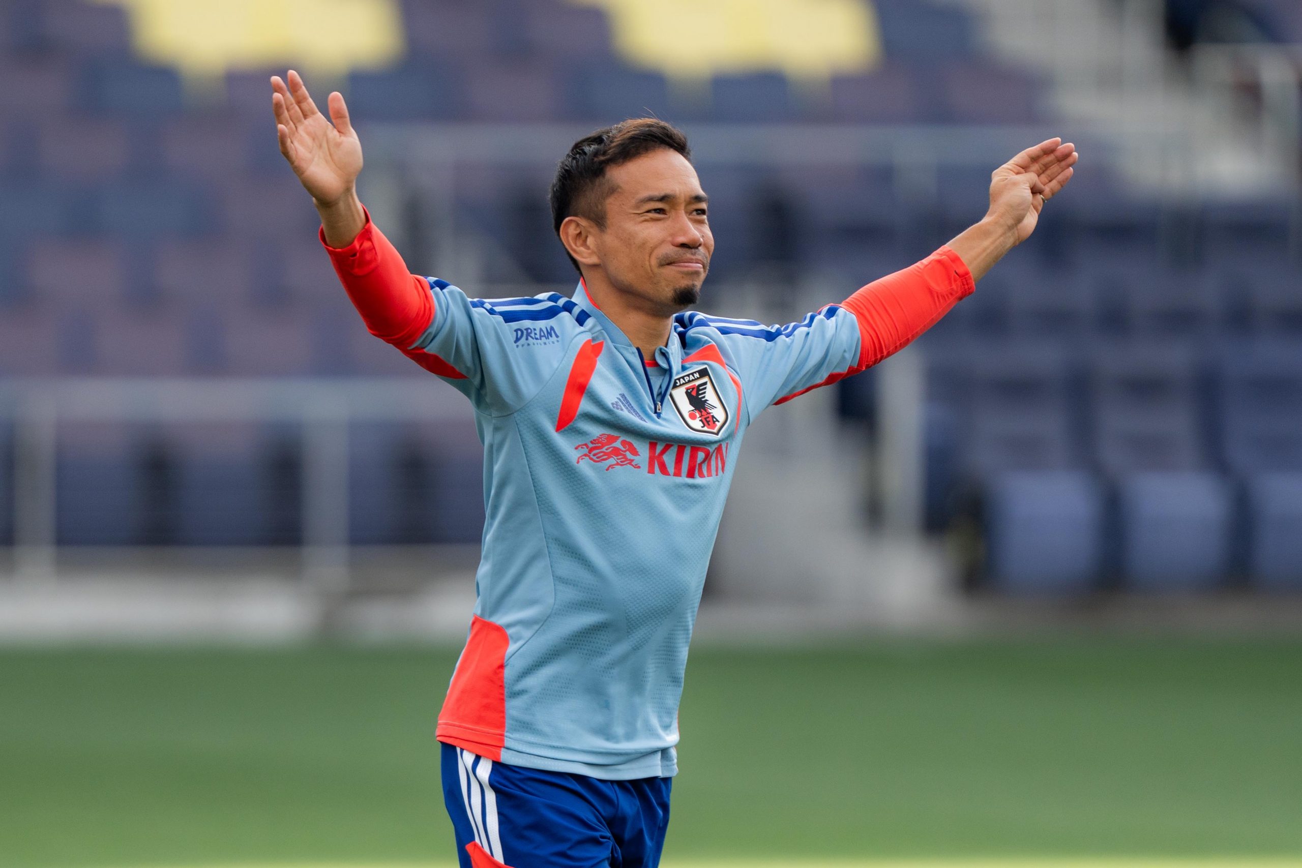 日本代表・長友佑都【写真:FOOTBALL ZONE編集部】