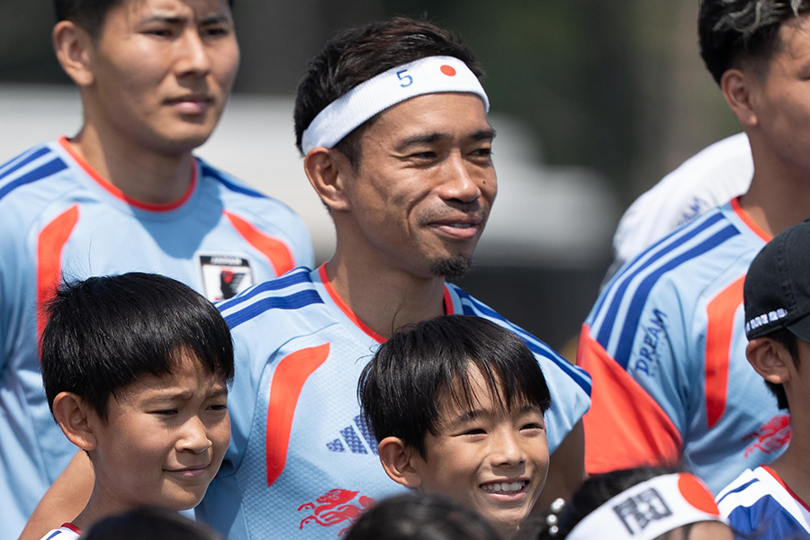 日本代表・長友佑都【写真：FOOTBALL ZONE編集部】