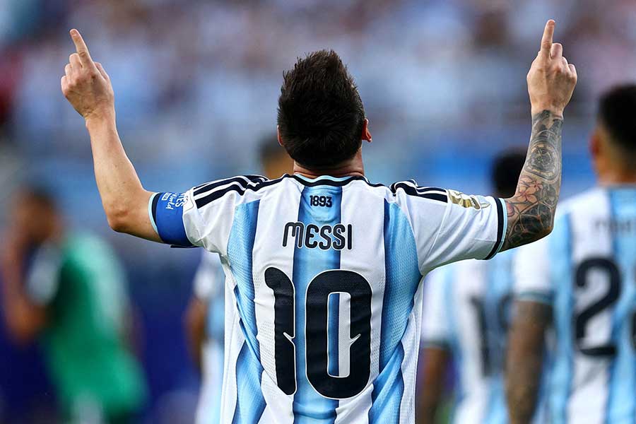 アルゼンチン代表FWリオネル・メッシ【写真：ロイター】