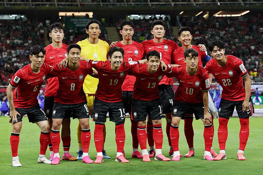サッカー韓国代表【写真：ロイター】