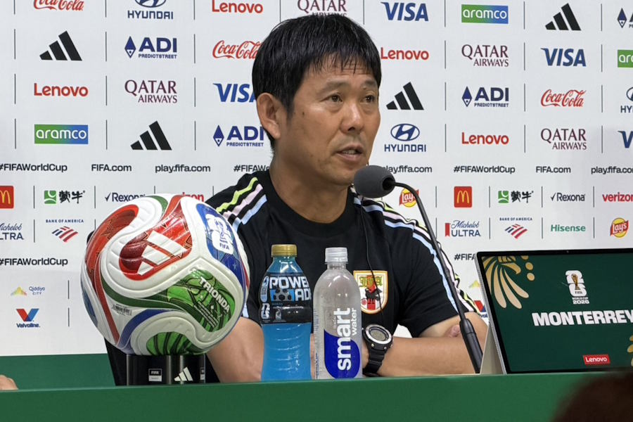 日本代表の森保一監督【写真:FOOTBALL ZONE編集部】