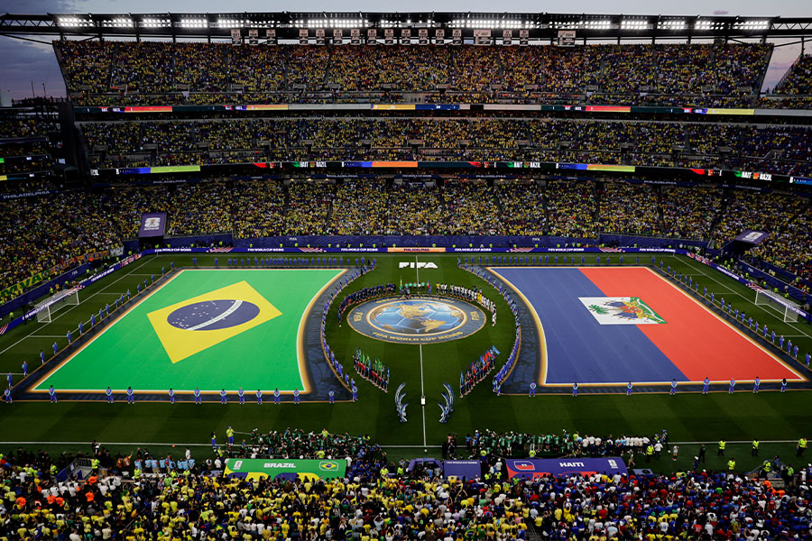 ブラジルがハイチと対戦【写真:ロイター】