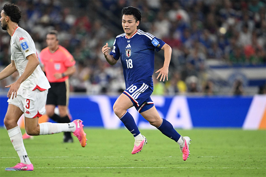 森保ジャパンの上田綺世【写真:徳原隆元】