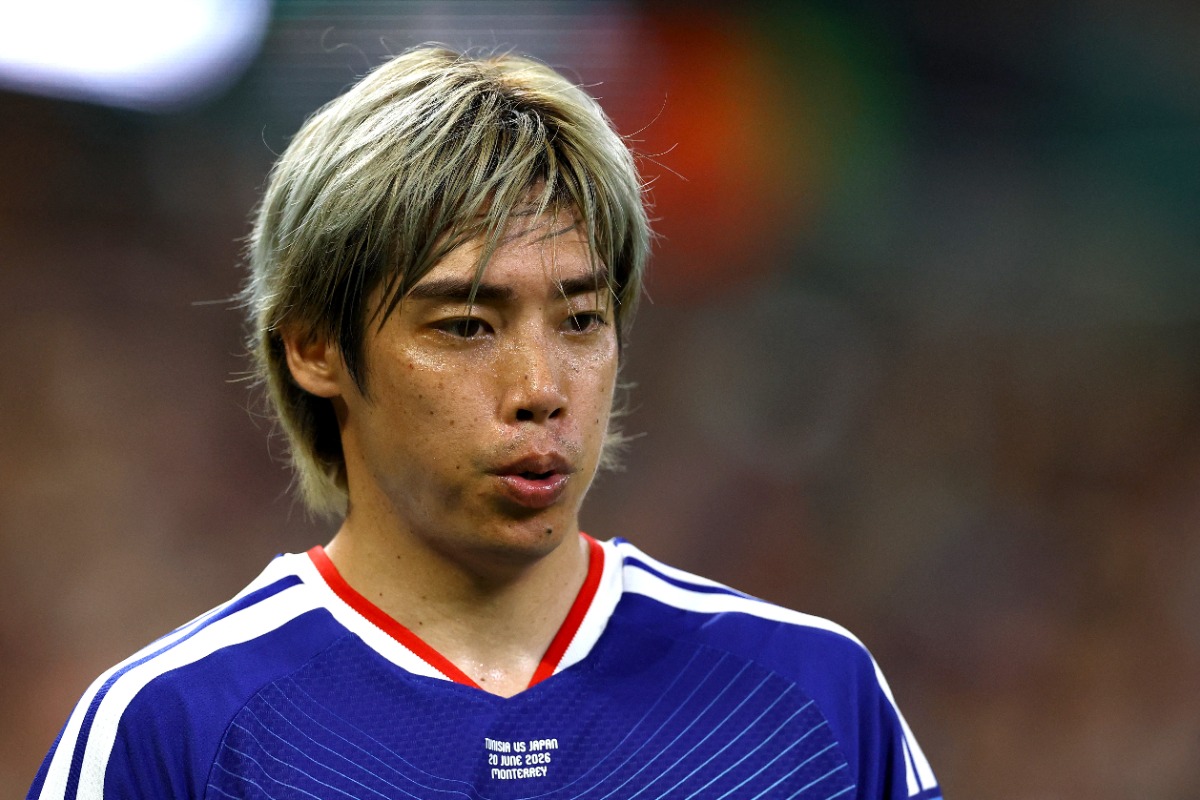日本代表の伊東純也【写真：徳原隆元】