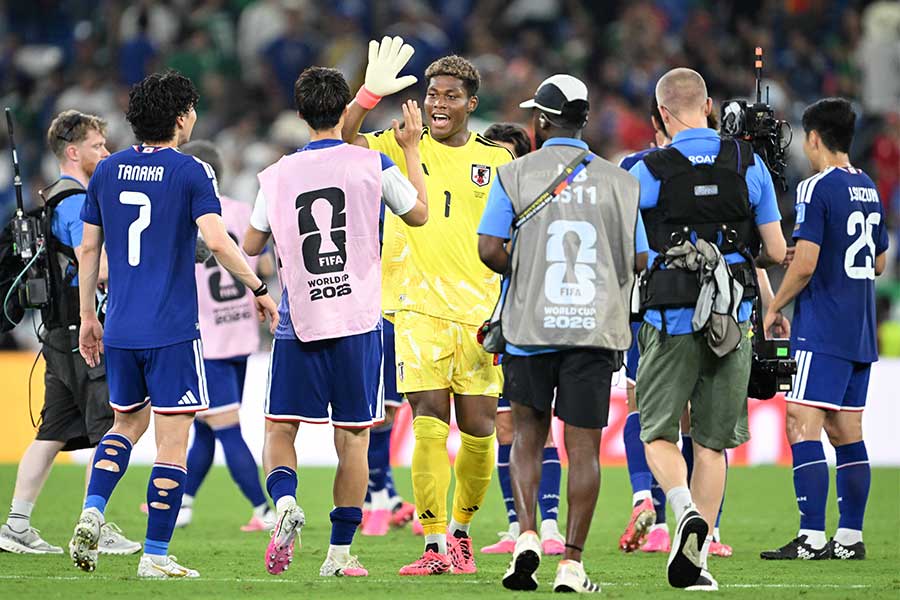 日本代表はチュニジア代表に大勝【写真:徳原隆元】