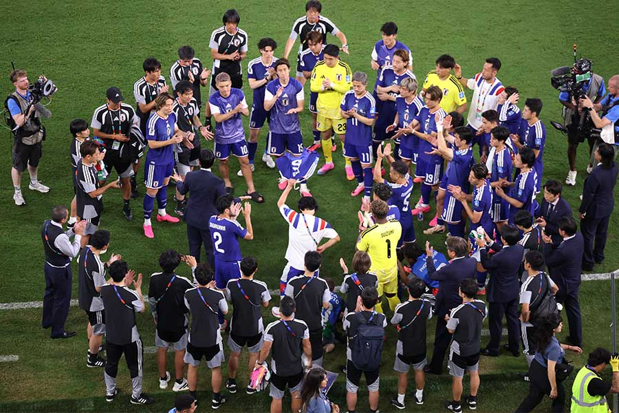 サッカー日本代表のロッカーが話題【写真:ロイター】