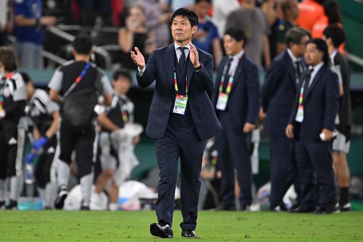 日本代表を率いる森保一監督【写真:徳原隆元】