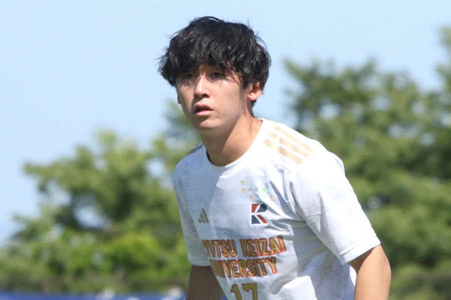 流通経済大の都築駿太【写真：安藤隆人】