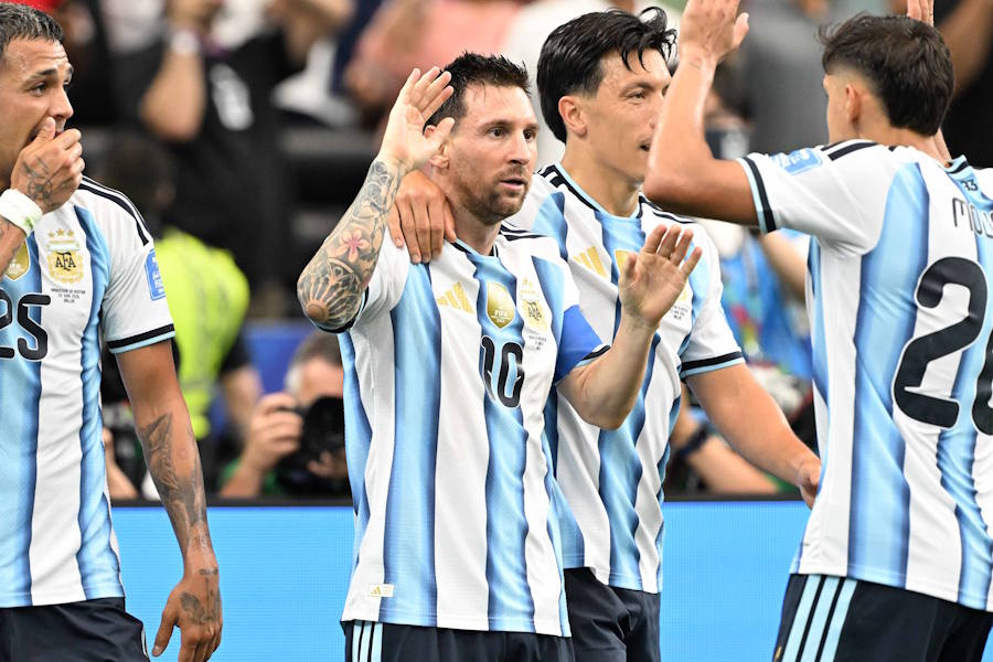 アルゼンチン代表のリオネル・メッシ【写真:徳原隆元】