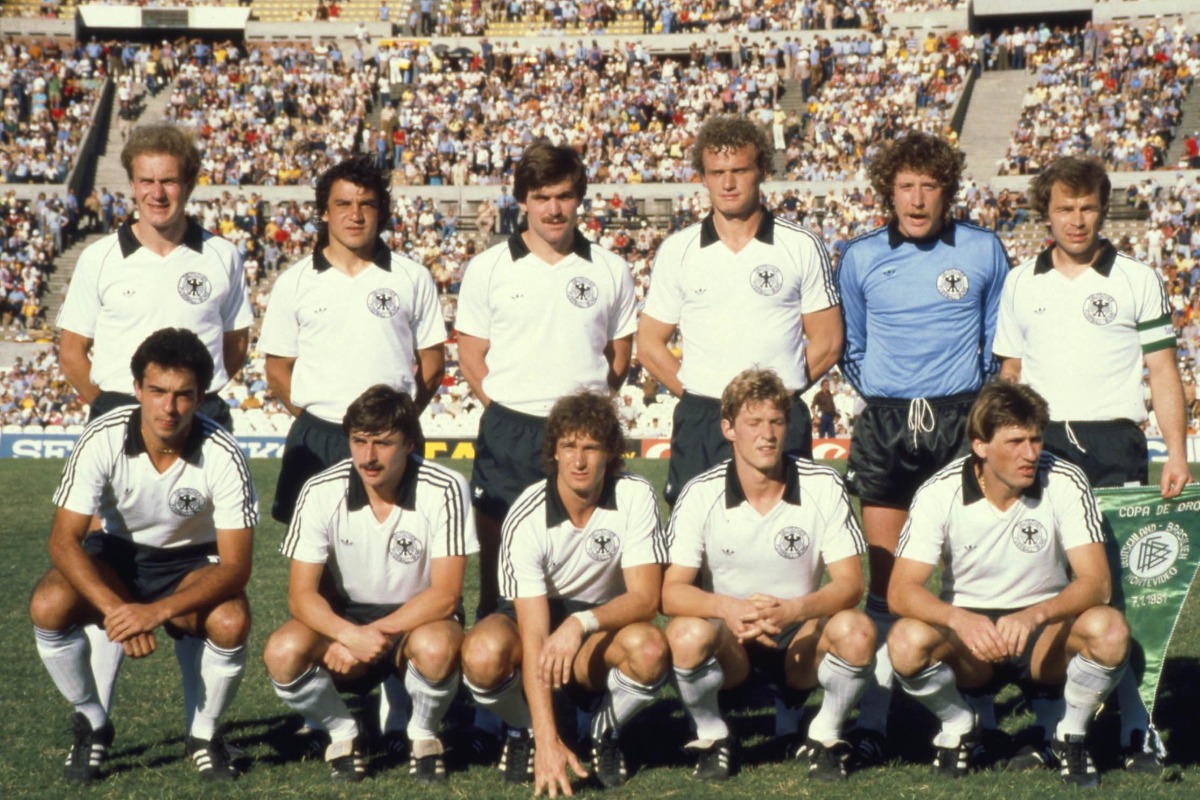 1982年スペイン大会を戦った西ドイツ代表【写真：OMEGA/アフロ】
