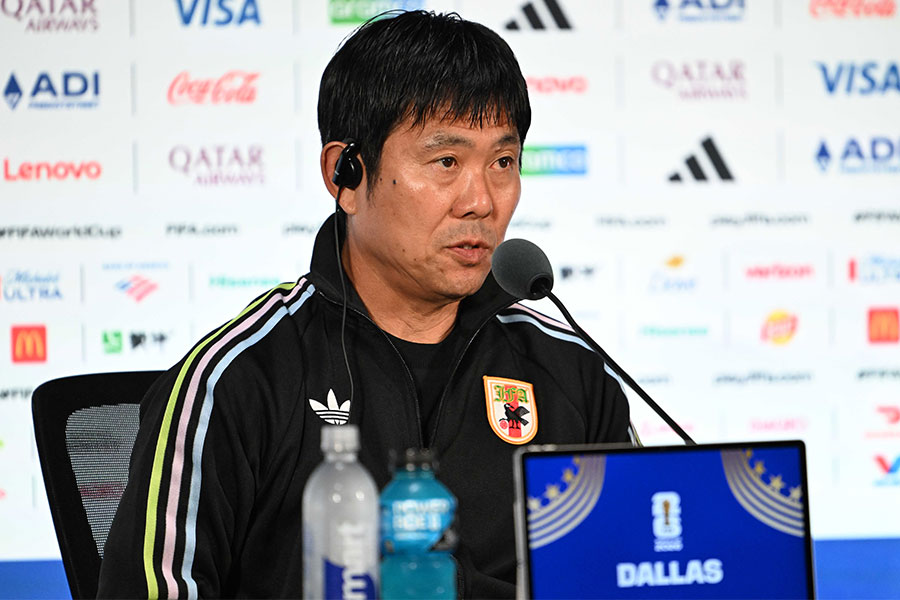 森保監督がポッター監督について言及【写真：徳原隆元】