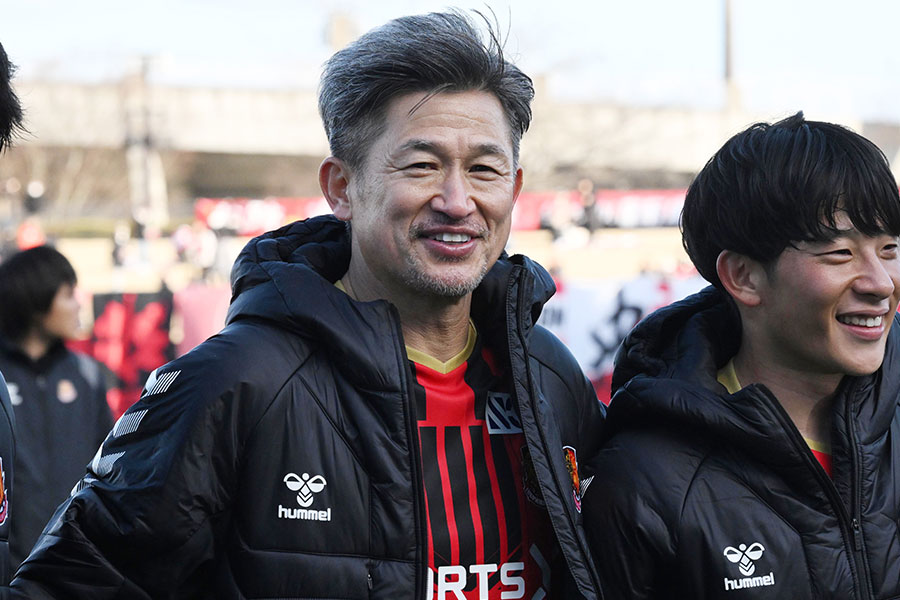 三浦知良が来季も福島でプレー【写真：徳原隆元】