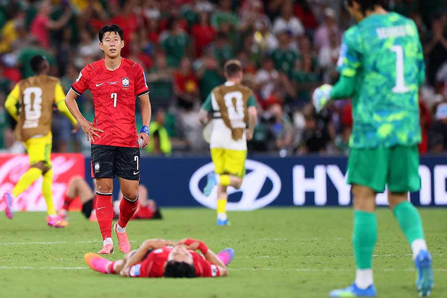韓国代表は南アフリカ代表に0-1で敗戦【写真：ロイター】