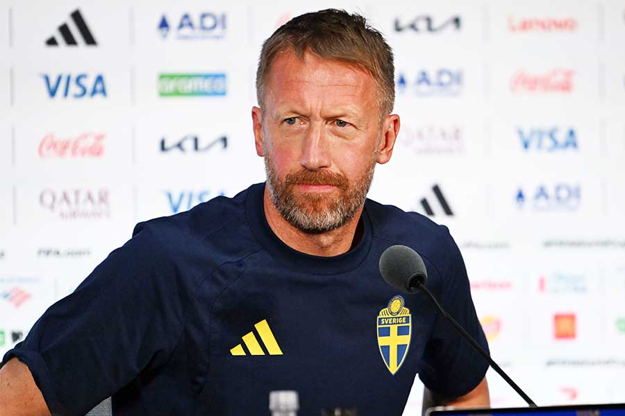 スウェーデン代表のグレアム・ポッター監督【写真：徳原隆元】