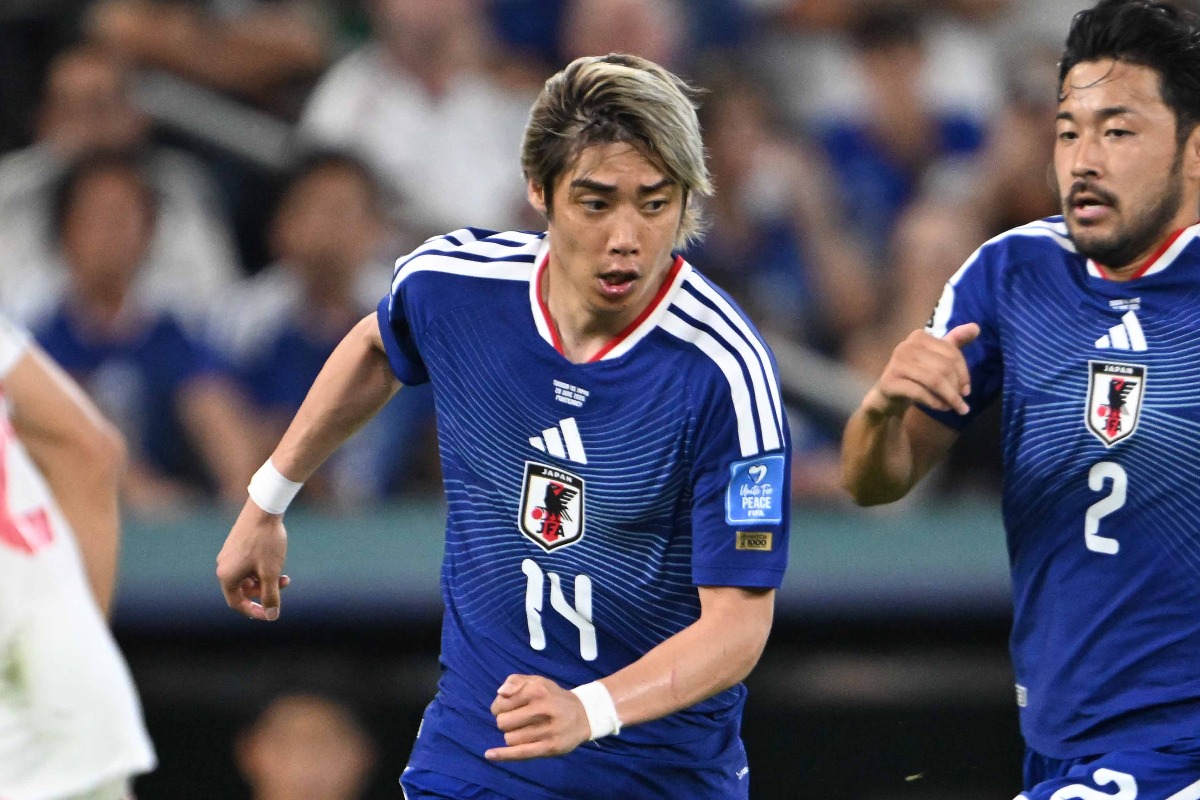 日本代表の伊東純也【写真：徳原隆元】