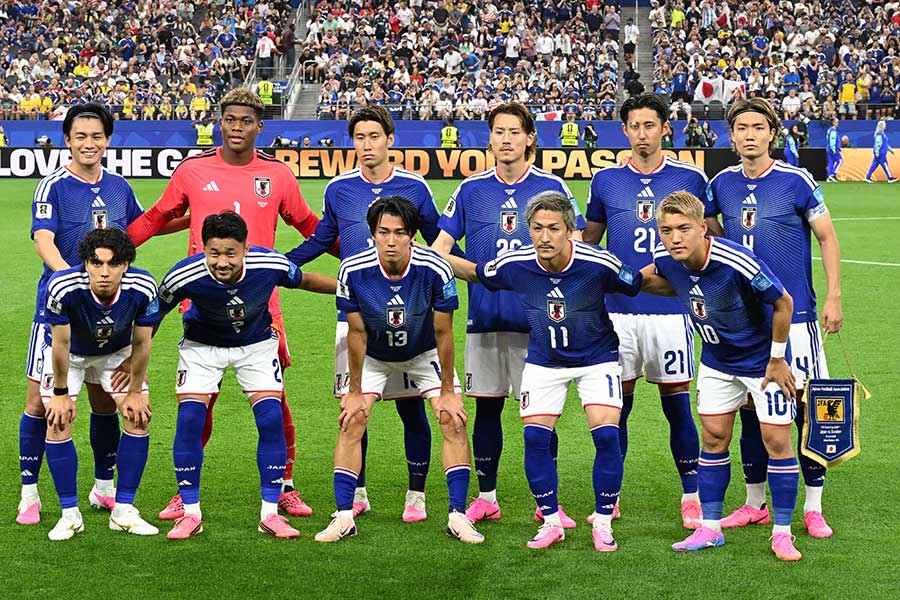 決勝トーナメント進出を決めた森保ジャパン【写真：徳原隆元】