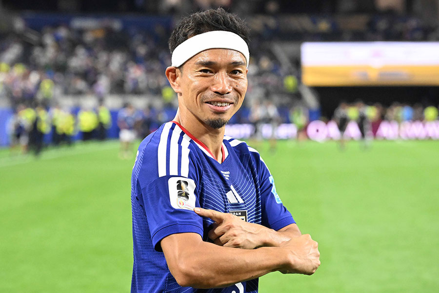 日本代表の長友佑都【写真：徳原隆元】