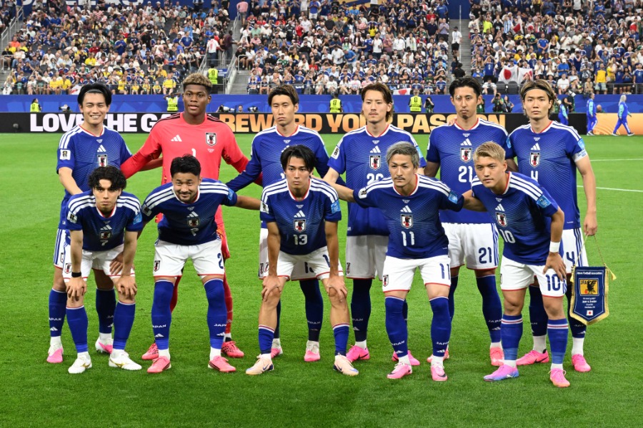 スウェーデン代表と対戦した森保ジャパン【写真：徳原隆元】