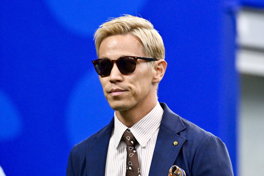 元日本代表の本田圭佑【写真：松尾/アフロスポーツ】
