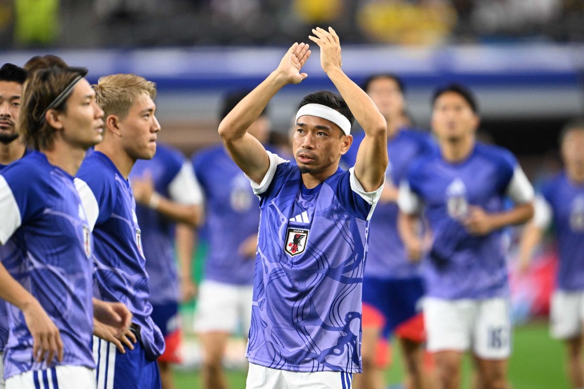 日本代表の長友佑都【写真：徳原隆元】