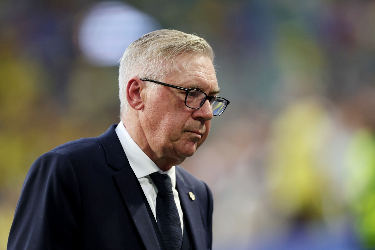 ブラジル代表を率いるカルロ・アンチェロッティ監督【写真：ロイター】