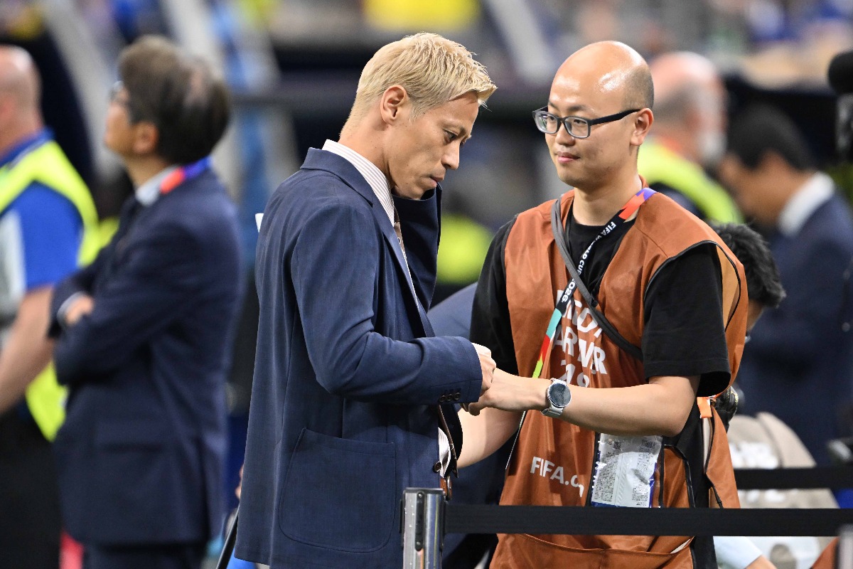 元日本代表の本田圭佑【写真：徳原隆元】