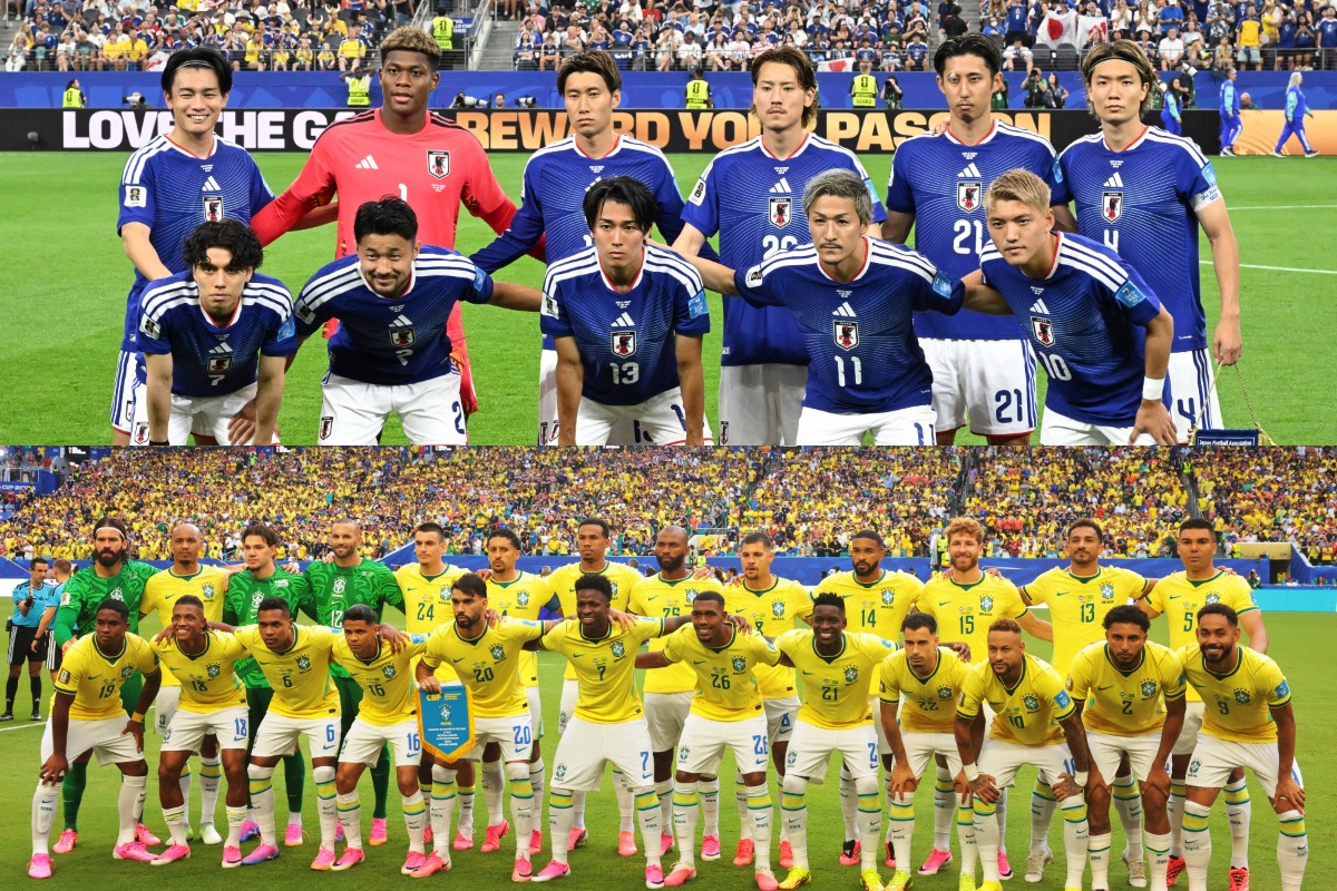 日本は決勝T初戦でブラジルと対戦する【写真：徳原隆元＆ロイター】