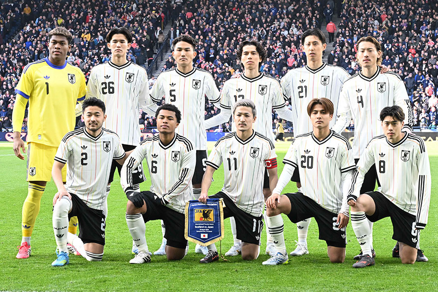 ブラジル戦で2ndユニフォーム着用へ【写真：徳原隆元】