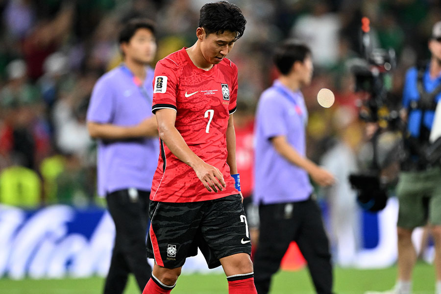 韓国代表のグループステージ敗退が決定【写真：新華社/アフロ】