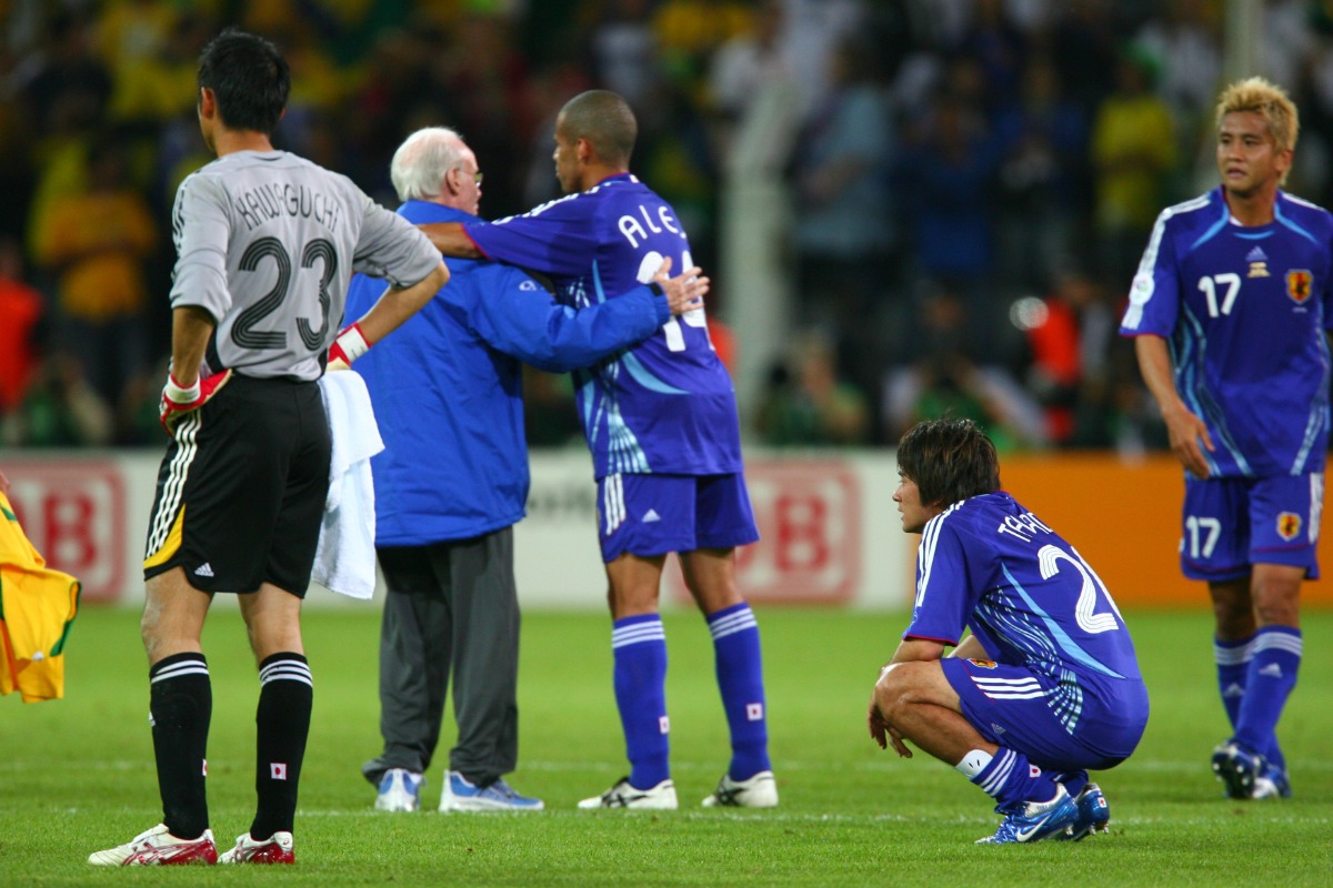 2006年ドイツW杯で日本はブラジルに惨敗【写真：築田純/アフロスポーツ】