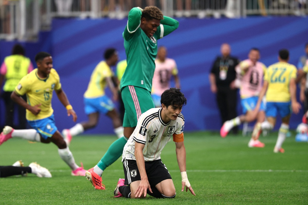 日本代表はブラジルに敗戦【写真：ロイター】