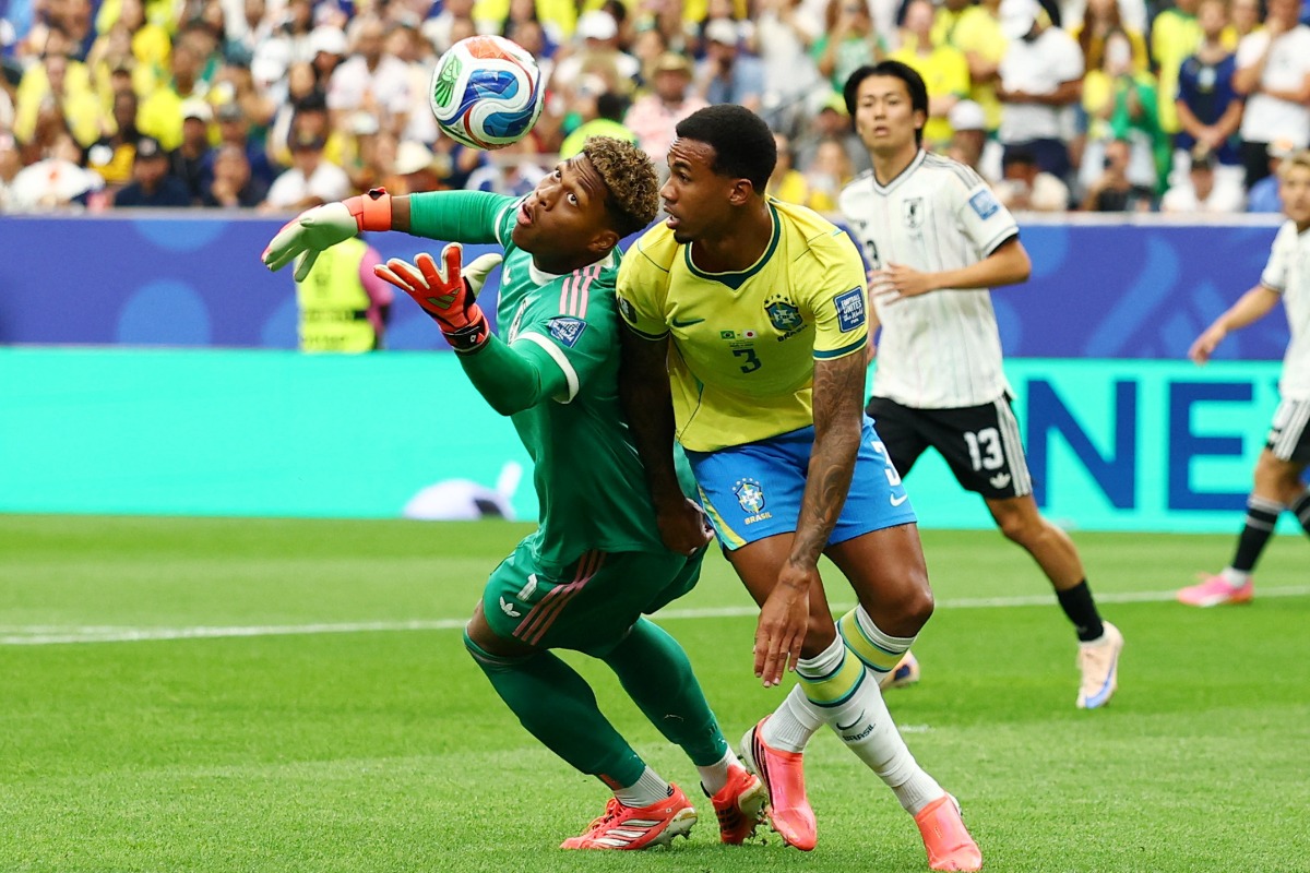 日本代表はブラジルに敗戦【写真：ロイター】