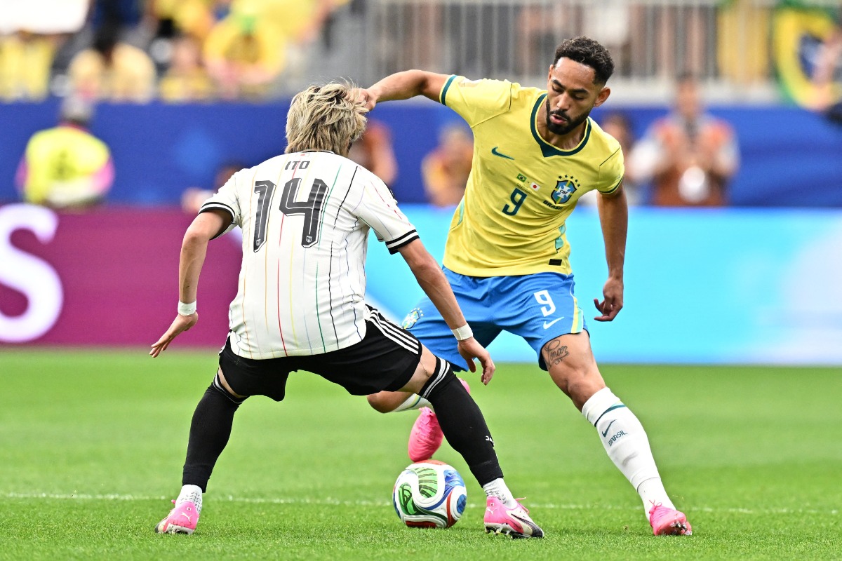 日本代表はブラジルに敗戦【写真:ロイター】