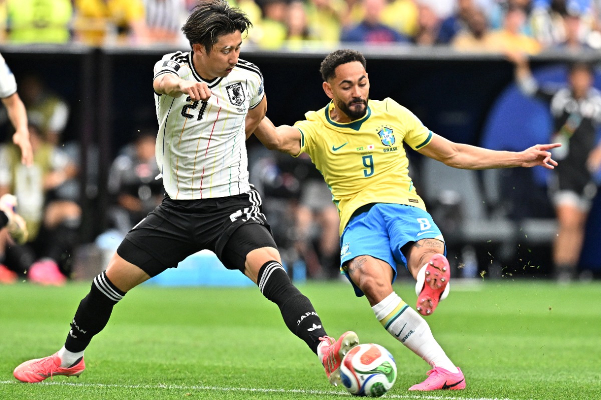 日本代表はブラジルに敗戦【写真:ロイター】