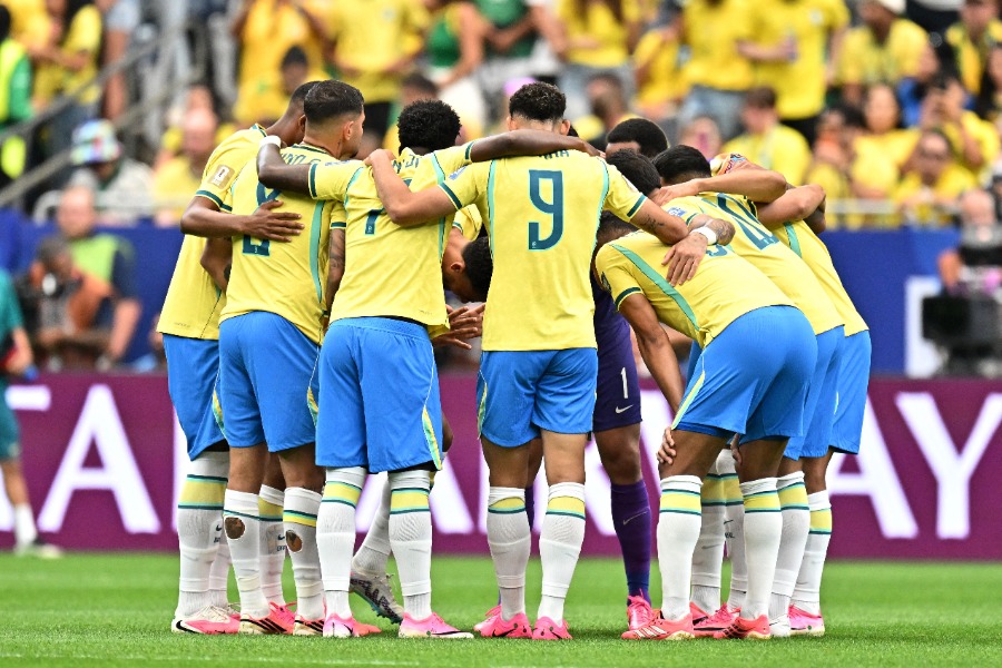森保ジャパンを破ったブラジル代表【写真：ロイター】