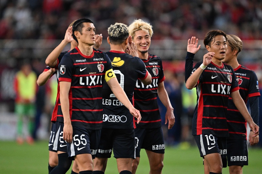 今季のJ1百年構想リーグを戦った鹿島【写真:徳原隆元】