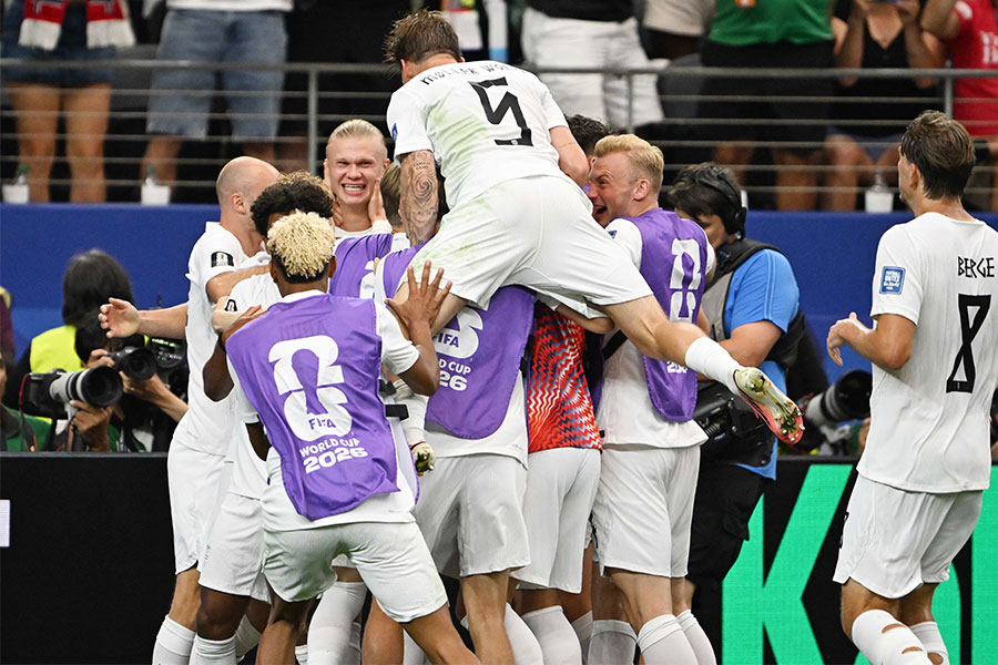 アーリング・ハーランドが決勝ゴール【写真:徳原隆元】