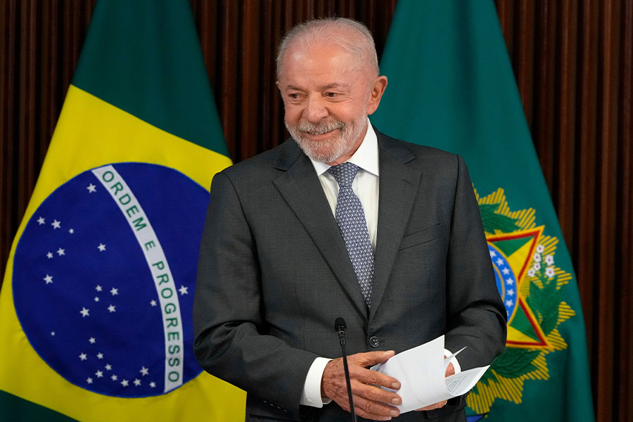 ブラジルのルーラ大統領【写真:AP/アフロ】