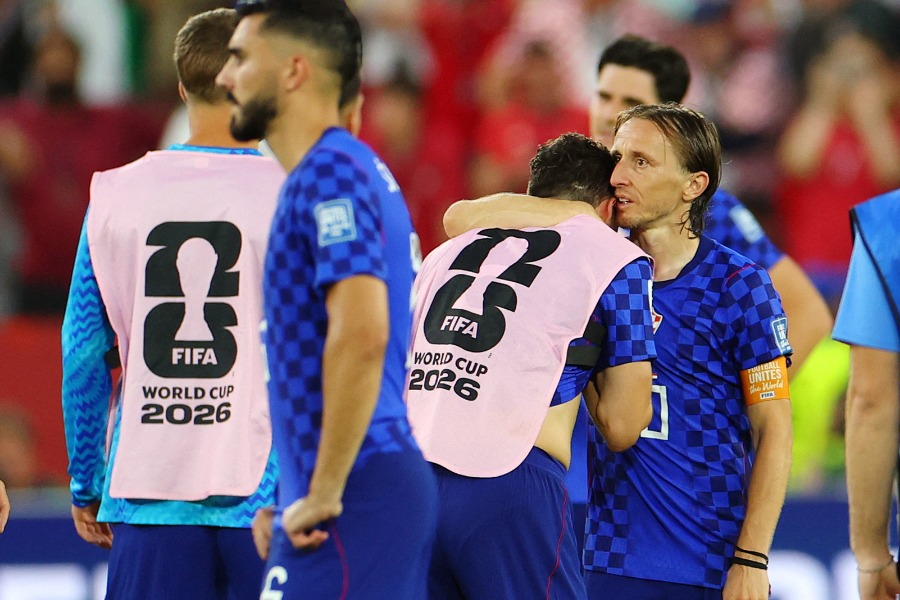 北中米W杯敗退が決まったクロアチア代表【写真：ロイター】
