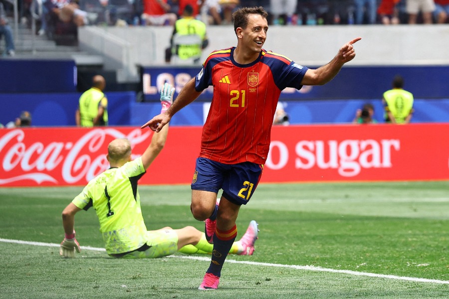 スペイン代表がオーストリア代表に勝利【写真:ロイター】
