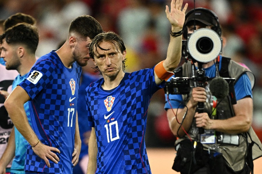 北中米W杯敗退が決まったクロアチア代表【写真:ロイター】