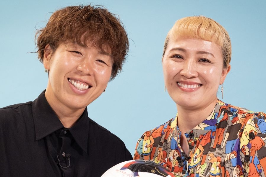 元なでしこジャパンの岩清水梓さんと丸山桂里奈さんが特別対談【写真:日本財団】