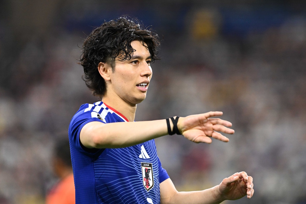日本代表MFの田中碧【写真:徳原隆元】
